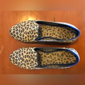 Rothy’s leopard print flat. Sz 8.5. Worn by in great shape.
